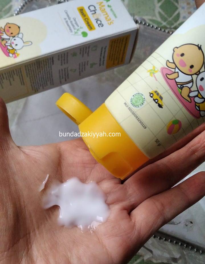 tekstur rash cream